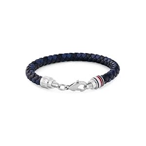 2790634 Tommy Hilfiger Biżuteria męska pleciona skórzana bransoletka niebieska 2790634 Tommy Hilfiger Biżuteria męska pleciona skórzana bransoletka niebieska