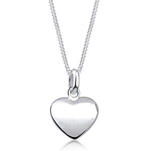 0110270411_45 Elli Kobiety Heart Love Naszyjnik, Srebrny, 45 cm 0110270411_45 Elli Kobiety Heart Love Naszyjnik, Srebrny, 45 cm