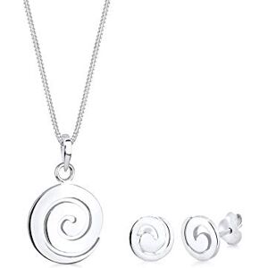 0903110112_45 Elli Damski zestaw biżuterii ze srebra wysokiej próby 925 Xilion zestaw spiralny długość 45 cm 0903110112_45 Elli Damski zestaw biżuterii ze srebra wysokiej próby 925 Xilion zestaw spiralny długość 45 cm