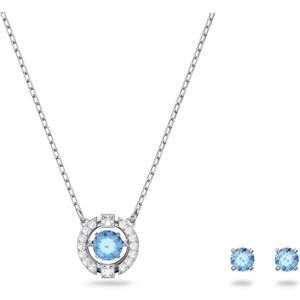 5480485 Swarovski Zestaw Una, Szlif okrągły, Niebieski, Powłoka z rodu 5480485 Swarovski Zestaw Una, Szlif okrągły, Niebieski, Powłoka z rodu