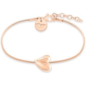 TJ-0742-B-21 Tamaris biżuteria dla kobiet ze stali nierdzewnej, bransoletka z organischem Herzmotiv für Valentinstag, Stilvoll i Elegancki pomysł na prezent Różowe złoto TJ-0742-B-21 Tamaris biżuteria dla kobiet ze stali nierdzewnej, bransoletka z organischem Herzmotiv für Valentinstag, Stilvoll i Elegancki pomysł na prezent Różowe złoto
