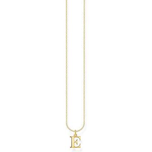 KE2014-413-39-L45V THOMAS SABO litera E pozłacany srebrny naszyjnik KE2014-413-39 KE2014-413-39-L45V THOMAS SABO litera E pozłacany srebrny naszyjnik KE2014-413-39