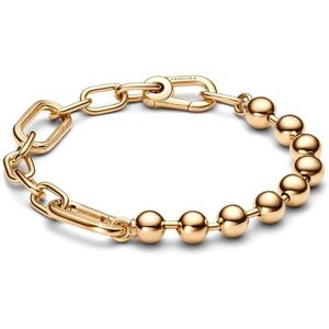 562793C00-3 PANDORA ME Metallperlen & Gliederkettenarmband aus Sterling Silber mit 14 Karat vergoldete Metalllegierung, Kompatibel ME, Größe: 17cm, 562793C00-3 PANDORA ME Metallperlen & Gliederkettenarmband aus Sterling Silber mit 14 Karat vergoldete Metalllegierung, Kompatibel ME, Größe: 17cm,