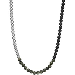 AXG0140040 Armani Exchange Męski naszyjnik ze stali nierdzewnej z zapięciem na karabińczyk AXG0140040 Armani Exchange Męski naszyjnik ze stali nierdzewnej z zapięciem na karabińczyk