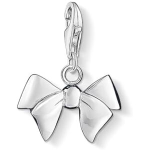 0619-001-12 Thomas Sabo Wisiorek damski charms w kształcie kokardki srebro wysokiej próby 925 , jeden rozmiar, Srebro szterlingowe, Bez kamieni szlachetnych 0619-001-12 Thomas Sabo Wisiorek damski charms w kształcie kokardki srebro wysokiej próby 925 , jeden rozmiar, Srebro szterlingowe, Bez kamieni szlachetnych