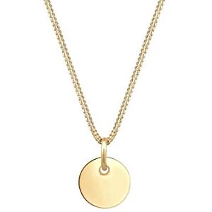 0101651819_45 Elli Naszyjnik damski z wisiorkiem w kształcie płytki Basic Geo Look ze srebra wysokiej próby 925, 45, Metal, bez 0101651819_45 Elli Naszyjnik damski z wisiorkiem w kształcie płytki Basic Geo Look ze srebra wysokiej próby 925, 45, Metal, bez