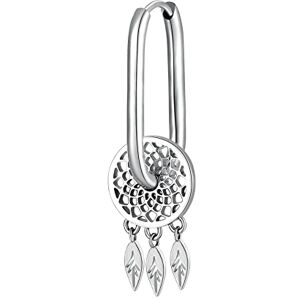 BHKE119 Brosway Einzel Ohrring CHAKRA für Damen aus Edelstahl in der Farbe Silber, Größe: 3,5 cm, BHKE119 Brosway Einzel Ohrring CHAKRA für Damen aus Edelstahl in der Farbe Silber, Größe: 3,5 cm,