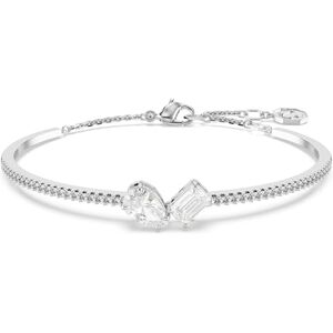 5667253 Swarovski Bransoletka typu bangle Mesmera, Szlify różnorodne, Biała, Powłoka z rodu 5667253 Swarovski Bransoletka typu bangle Mesmera, Szlify różnorodne, Biała, Powłoka z rodu