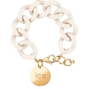 020353 ICE Jewellery Chain bracelet Almond skin Bransoletka damska z siatki XL w kolorze off-white zamknięta złotym medalem () 020353 ICE Jewellery Chain bracelet Almond skin Bransoletka damska z siatki XL w kolorze off-white zamknięta złotym medalem ()