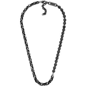 AXG0150060 Armani Exchange Męski naszyjnik ze stali nierdzewnej z zapięciem na karabińczyk AXG0150060 Armani Exchange Męski naszyjnik ze stali nierdzewnej z zapięciem na karabińczyk
