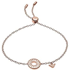 EG3458221 Emporio Armani Różowe złoto-tone-tone srebrna bransoletka EG3458221 Emporio Armani Różowe złoto-tone-tone srebrna bransoletka