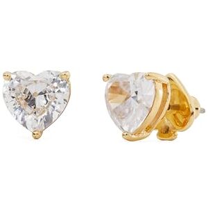 K7582-Y55 Kate Spade New York Heart Studs, Clear/Gold K7582-Y55 Kate Spade New York Heart Studs, Clear/Gold