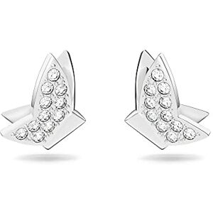 5636424 Swarovski Kolczyki zapinane na sztyft Idyllia Lilia, Motyl, Białe, Powłoka z rodu 5636424 Swarovski Kolczyki zapinane na sztyft Idyllia Lilia, Motyl, Białe, Powłoka z rodu