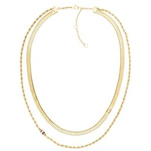 2780980 Tommy Hilfiger Biżuteria damski podwójny łańcuszek naszyjnik z żółtego złota 2780980 Tommy Hilfiger Biżuteria damski podwójny łańcuszek naszyjnik z żółtego złota