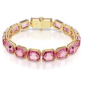 5683428 Swarovski Bransoletka Tennis Millenia, Szlif ośmiokątny, Różowa, Powłoka w odcieniu złota 5683428 Swarovski Bransoletka Tennis Millenia, Szlif ośmiokątny, Różowa, Powłoka w odcieniu złota