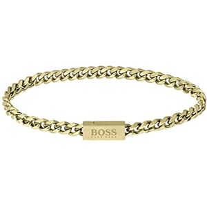 1580172M Boss Mężczyźni For Him Bransoletka, Złoty, 19 cm 1580172M Boss Mężczyźni For Him Bransoletka, Złoty, 19 cm
