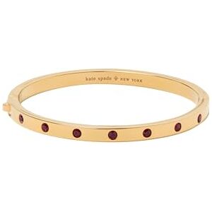 KJ673-RBY Kate Spade New York SET IN STONE Metal Stone Hinged Bangle, Ruby KJ673-RBY Kate Spade New York SET IN STONE Metal Stone Hinged Bangle, Ruby