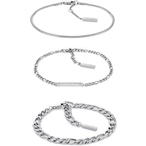 35700003 Calvin Klein Damska bransoletka łańcuszkowa z kolekcji LINKED , Jeden rozmiar, Stal nierdzewna, Bez kamieni szlachetnych 35700003 Calvin Klein Damska bransoletka łańcuszkowa z kolekcji LINKED , Jeden rozmiar, Stal nierdzewna, Bez kamieni szlachetnych