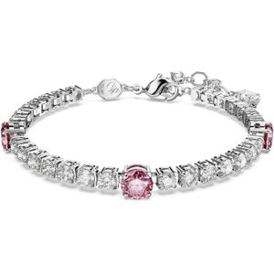 5666421 Swarovski Bransoletka Matrix Tennis, Szlify różnorodne, Różowa, Powłoka z rodu 5666421 Swarovski Bransoletka Matrix Tennis, Szlify różnorodne, Różowa, Powłoka z rodu