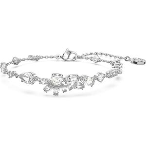 5644687 Swarovski Bransoletka Gema, Szlify różnorodne, Kwiat, Biała, Powłoka z rodu 5644687 Swarovski Bransoletka Gema, Szlify różnorodne, Kwiat, Biała, Powłoka z rodu
