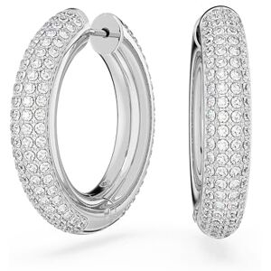 5651392 Swarovski Kolczyki kreole Dextera, Średnie, Białe, Powłoka z rodu 5651392 Swarovski Kolczyki kreole Dextera, Średnie, Białe, Powłoka z rodu