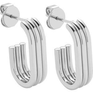 024890 Jewels by Leonardo kolczyki na sztyfcie Elisabeth • 1 para kolczyków kreolskich ze stali nierdzewnej w kolorze srebrnym • przezroczyste rowki w trzech czwartych długości • biżuteria prezent dla kobiet 024890 Jewels by Leonardo kolczyki na sztyfcie Elisabeth • 1 para kolczyków kreolskich ze stali nierdzewnej w kolorze srebrnym • przezroczyste rowki w trzech czwartych długości • biżuteria prezent dla kobiet