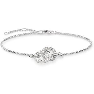 A1551-051-14-L19,5v Thomas Sabo Damen Armband Together Forever Symbol 925er Sterlingsilber mit Zirkonia, Länge: 16,5cm 19,5cm, SCA150155 A1551-051-14-L19,5v Thomas Sabo Damen Armband Together Forever Symbol 925er Sterlingsilber mit Zirkonia, Länge: 16,5cm 19,5cm, SCA150155
