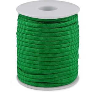 cyclingcolors 1 x sznurek polipropylenowy 4 mm 25 m bransoletka wisiorek biżuteria naszyjnik zostaw koronkowy pasek do szycia dekoracja, irlandzka zieleń cyclingcolors 1 x sznurek polipropylenowy 4 mm 25 m bransoletka wisiorek biżuteria naszyjnik zostaw koronkowy pasek do szycia dekoracja, irlandzka zieleń