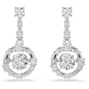 5738194 Swarovski Długie kolczyki Constella, Szlif okrągły, Dancing stone, Białe, Powłoka z rodu 5738194 Swarovski Długie kolczyki Constella, Szlif okrągły, Dancing stone, Białe, Powłoka z rodu
