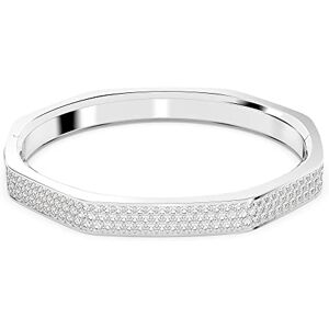 5655625 Swarovski Bransoletka typu bangle Dextera, Kształt ośmiokątny, Oprawa brukowa, Duża, Biała, Powłoka z rodu 5655625 Swarovski Bransoletka typu bangle Dextera, Kształt ośmiokątny, Oprawa brukowa, Duża, Biała, Powłoka z rodu