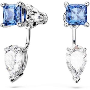 5665767 Swarovski Kolczyki z nakładkami Mesmera, Szlify różnorodne, Odłączane elementy, Niebieskie, Powłoka z rodu 5665767 Swarovski Kolczyki z nakładkami Mesmera, Szlify różnorodne, Odłączane elementy, Niebieskie, Powłoka z rodu