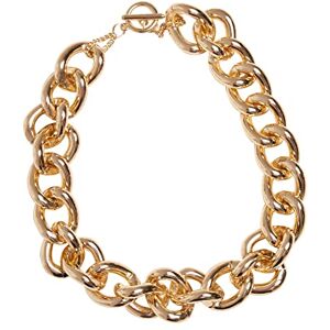 TB4617-00109 Urban Classics Uniseks naszyjnik Flashy Chain Necklace złoty rozmiar TB4617-00109 Urban Classics Uniseks naszyjnik Flashy Chain Necklace złoty rozmiar