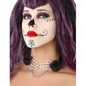 S1130842 ATOSA naszyjnik halloween ręce szkielet kobieta dorosły, Estándar, Bez rodzaju materiału, Bez kamieni szlachetnych S1130842 ATOSA naszyjnik halloween ręce szkielet kobieta dorosły, Estándar, Bez rodzaju materiału, Bez kamieni szlachetnych