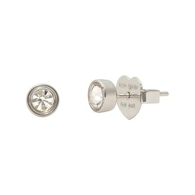 KE496-YG5 Kate Spade New York SET IN STONE Small Studs, Clear/Silver KE496-YG5 Kate Spade New York SET IN STONE Small Studs, Clear/Silver
