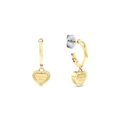 2781014 Tommy Hilfiger Jewelry Damskie Kolczyki Koła ze Stali Nierdzewnej Pokrytej Żółtym Złotem, 2781014 Tommy Hilfiger Jewelry Damskie Kolczyki Koła ze Stali Nierdzewnej Pokrytej Żółtym Złotem,