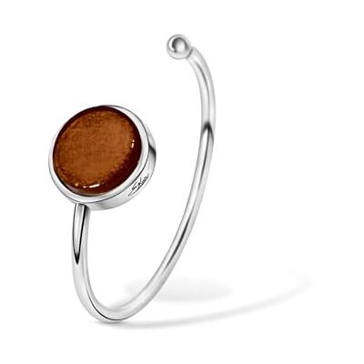 BrCricl-CS-Khaki Ellen Kvam Jewelry Bransoletka okrąg, khaki, Jeden rozmiar, Srebro szterlingowe Szkło, Bez kamieni szlachetnych BrCricl-CS-Khaki Ellen Kvam Jewelry Bransoletka okrąg, khaki, Jeden rozmiar, Srebro szterlingowe Szkło, Bez kamieni szlachetnych