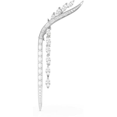 5761004 Swarovski Mesmera Broszka, Szlify Mieszane, Biały, Powlekany Rodem 5761004 Swarovski Mesmera Broszka, Szlify Mieszane, Biały, Powlekany Rodem