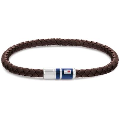 2790295 Tommy Hilfiger Biżuteria Geflochtenes Lederarmband für Herren Erhältlich aus Schwarz, Blau und Braun 2790295 Tommy Hilfiger Biżuteria Geflochtenes Lederarmband für Herren Erhältlich aus Schwarz, Blau und Braun
