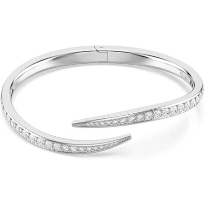 5765322 Swarovski Vienna Bangle, Szlif Okrągły, Łabędź, Biały, Powlekany Rodem 5765322 Swarovski Vienna Bangle, Szlif Okrągły, Łabędź, Biały, Powlekany Rodem