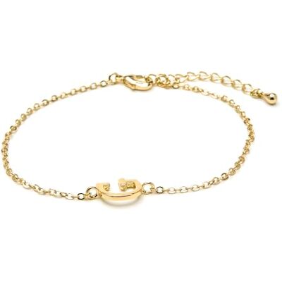 SGBX462C00 LUXENTER Bransoletka z 18-karatowego złota alfabetu litera C jeden rozmiar metal bez kamienia szlachetnego, jeden rozmiar, metal, bez kamieni szlachetnych SGBX462C00 LUXENTER Bransoletka z 18-karatowego złota alfabetu litera C jeden rozmiar metal bez kamienia szlachetnego, jeden rozmiar, metal, bez kamieni szlachetnych