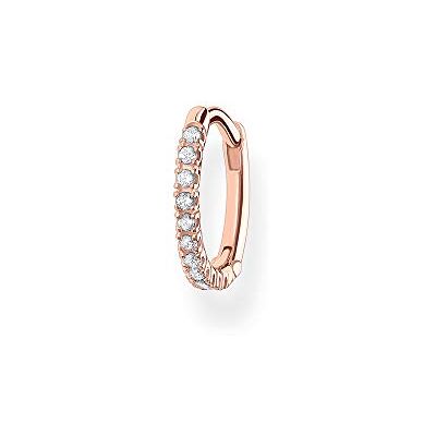 CR659-416-14 Thomas Sabo Damskie pojedyncze kolczyki kreolskie ze srebra wysokiej próby 925, Biżuteria Damska, Kolczyki Srebrne, zapięcie na klips e Sterling-Srebro, różowe złoto, cod. CR659-416-14 Thomas Sabo Damskie pojedyncze kolczyki kreolskie ze srebra wysokiej próby 925, Biżuteria Damska, Kolczyki Srebrne, zapięcie na klips e Sterling-Srebro, różowe złoto, cod.