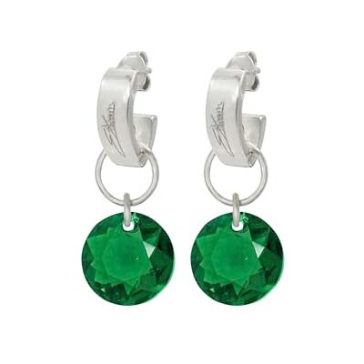 EKCCp-EmeraldGreen Kolczyki Ellen Kvam Classic Cut zielone, One Zice, Srebro Cyrkonia, Bez kamieni szlachetnych Cyrkonia EKCCp-EmeraldGreen Kolczyki Ellen Kvam Classic Cut zielone, One Zice, Srebro Cyrkonia, Bez kamieni szlachetnych Cyrkonia