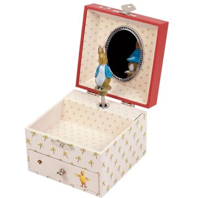 Trousselier Piotruś Królik Musical Treasure Box/Biżuteria Prezent dla dzieci Truskawka Mozart Menuet, S20861 Trousselier Piotruś Królik Musical Treasure Box/Biżuteria Prezent dla dzieci Truskawka Mozart Menuet, S20861