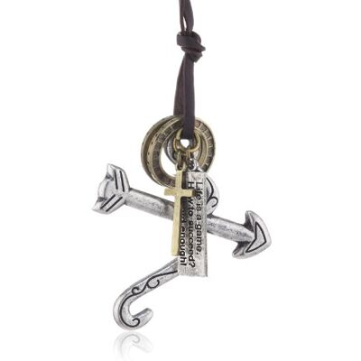 z47 Cored naszyjnik skórzany unisex z47 Cored naszyjnik skórzany unisex