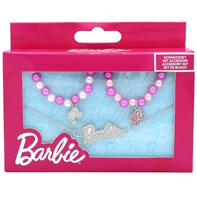 Joytoy Barbie zestaw biżuterii naszyjnik i bransoletki Joytoy Barbie zestaw biżuterii naszyjnik i bransoletki