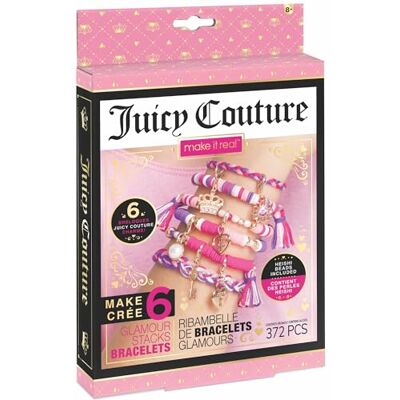 Make It Real Juicy Couture Glamour Stacks Bransoletki, zabawka kreatywna Make It Real Juicy Couture Glamour Stacks Bransoletki, zabawka kreatywna