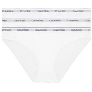 000QD5207E100 Calvin Klein Damskie majtki bikini (3 sztuki), Biały (biały/biały/biały), XS 000QD5207E100 Calvin Klein Damskie majtki bikini (3 sztuki), Biały (biały/biały/biały), XS