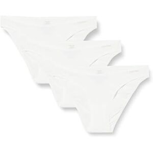 000QD5218E Calvin Klein Damskie majtki w kształcie bikini, elastyczna bawełna, opakowanie 3 szt, Biały (biały/biały/biały inna wersja), XL 000QD5218E Calvin Klein Damskie majtki w kształcie bikini, elastyczna bawełna, opakowanie 3 szt, Biały (biały/biały/biały inna wersja), XL