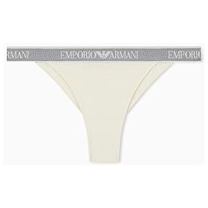 EW001904 Emporio Armani Damskie buty Logoband T-Brazilian Half Slip, biały, XL EW001904 Emporio Armani Damskie buty Logoband T-Brazilian Half Slip, biały, XL