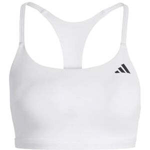 JWK47 adidas Kobiety Optime Essentials Workout Light Support Bra, white, XS JWK47 adidas Kobiety Optime Essentials Workout Light Support Bra, white, XS